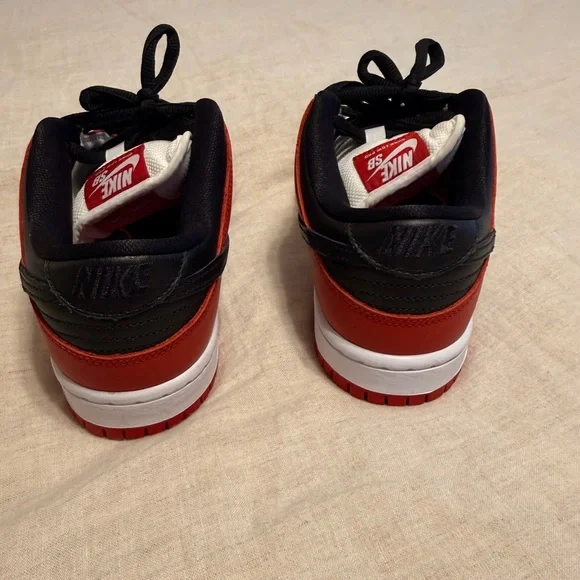Nike SB Dunk low pro ‘J-pack Chicago’ sneakers varsity red size 38 /5.5 EUC